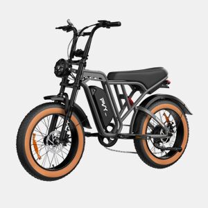 Bicicleta elétrica PVY A20 48V20Ah 80km 20x4.0 25kmh Cor Cinzento