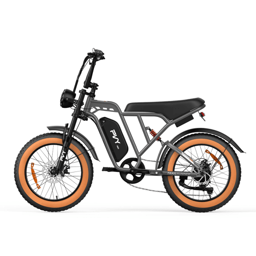Bicicleta elétrica PVY A20 48V20Ah 80km 20x4.0 25kmh Cor Cinzento Bicicleta elétrica PVY A20 48V20Ah 80km 20x4.0 25kmh Cor Cinzento