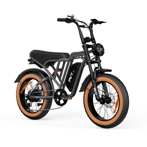 Bicicleta elétrica PVY A20 48V20Ah 80km 20x4.0 25kmh Cor Cinzento Bicicleta elétrica PVY A20 48V20Ah 80km 20x4.0 25kmh Cor Cinzento