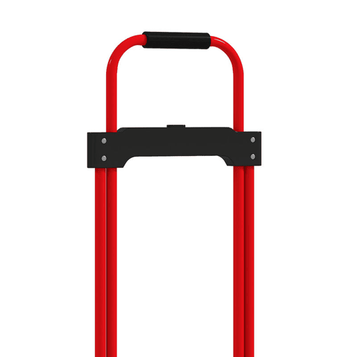 HOMCOM Carrinho de Carga Dobrável com Pega Telescópica Ajustável, até 60 kg, com Rodas, para Garagem, Escritório, Bagagem, Mudanças e Compras, Vermelho HOMCOM Carrinho de Carga Dobrável com Pega Telescópica Ajustável, até 60 kg, com Rodas, para Garagem, Escritório, Bagagem, Mudanças e Compras, Vermelho
