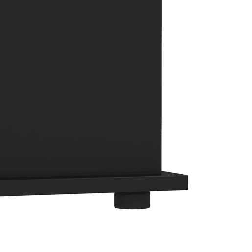 HOMCOM Baú de Arrumação 102L, Banco Sapateira com Dobradiça de Segurança, Estilo Moderno, para Corredor, Quarto, Hall de Entrada e Sala de Estar, 80x40x45 cm, Preto