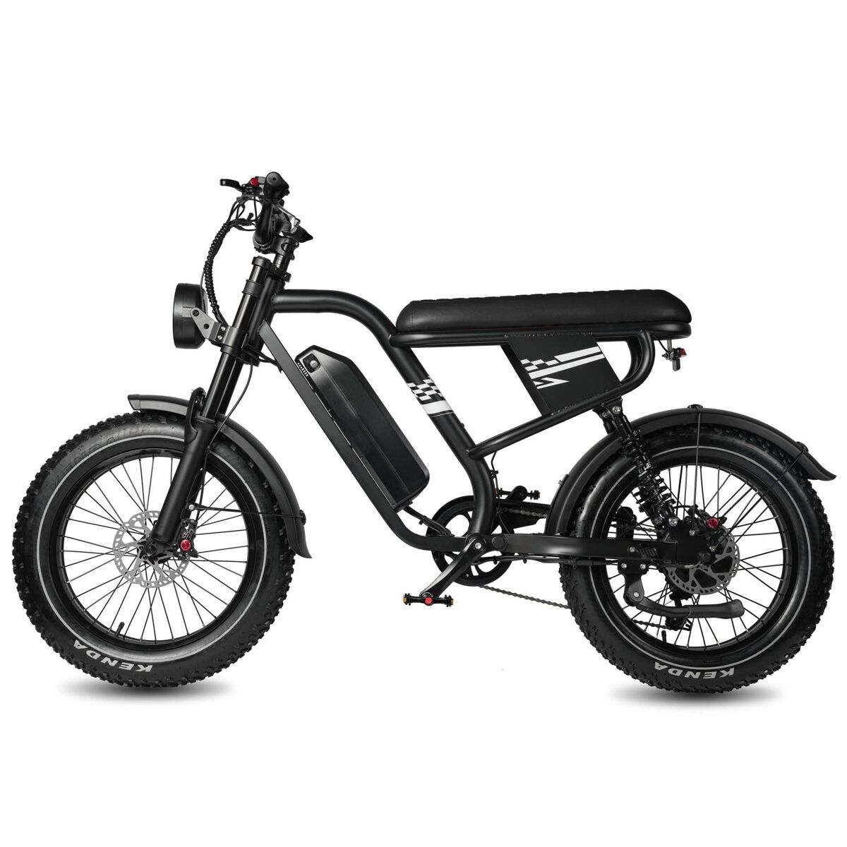 Bicicleta eléctrica maxturn mx10 48v13.5ah frenos hidráulicos negro