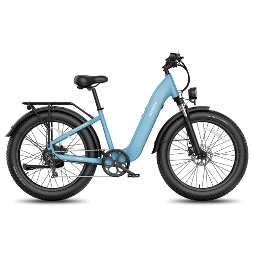 Bicicleta elétrica FAFREES F26 ROVER 48V20Ah 70-95km 26x4.0 Cor Azul