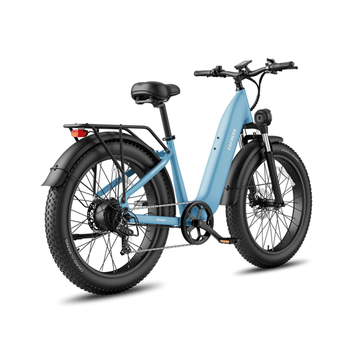 Bicicleta elétrica FAFREES F26 ROVER 48V20Ah 70-95km 26x4.0 Cor Azul