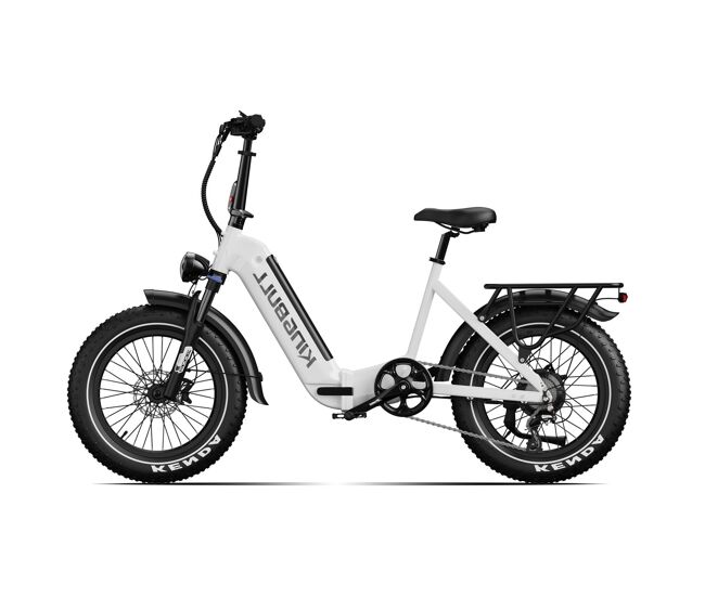 Bicicleta eléctrica kingbull verve 48v20ah 130km 20x4.0" color blanco