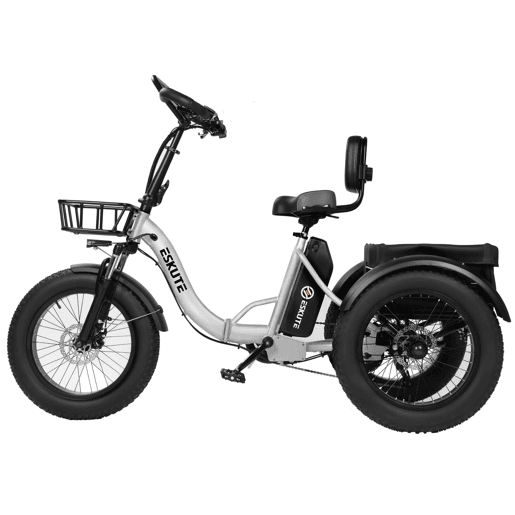 Bicicleta elétrica ESKUTE T302 Pro 250W 48V20.8Ah Dobrável Travões disco Acessórios Branco Bicicleta elétrica ESKUTE T302 Pro 250W 48V20.8Ah Dobrável Travões disco Acessórios Branco
