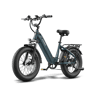 Bicicleta elétrica FAFREES F20 ROVER 48V15Ah 55-80km Cor Azul-petróleo