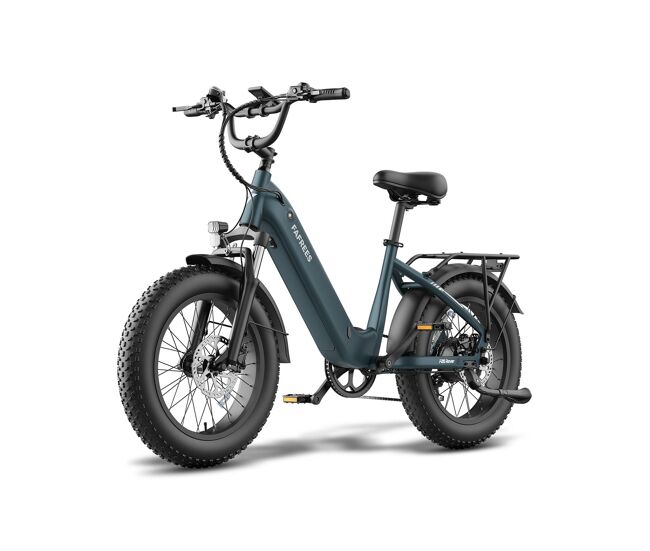 Bicicleta eléctrica fafrees f20 rover 48v15ah 250w color azul verdoso
