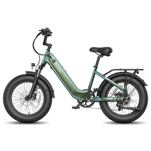 Bicicleta elétrica FAFREES F20 ROVER 48V15Ah 55-80km 20x4.0 Cor Verde