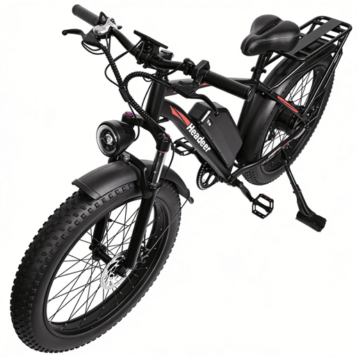 Bicicleta Elétrica HEADEER BD2640 - Bateria 48V21.6AH 20 Travão A Disco - Preto