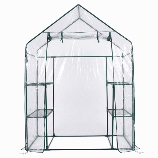Estufa de Jardim 140x70x190cm Nyana Garden | 4 Prateleiras | Porta Enrolável Estufa de Jardim 140x70x190cm Nyana Garden | 4 Prateleiras | Porta Enrolável