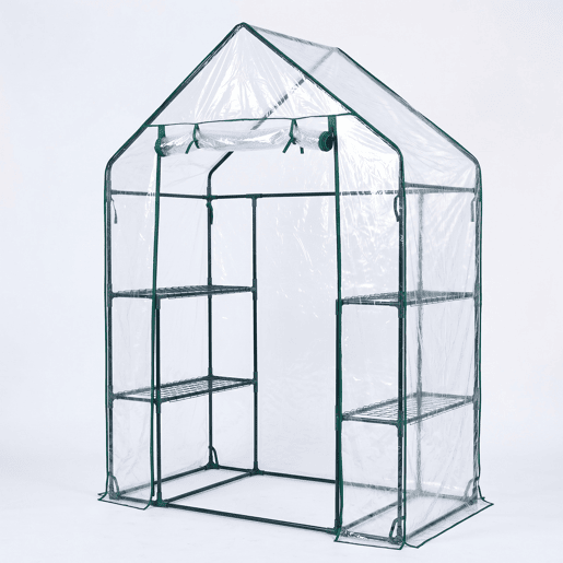 Estufa de Jardim 140x70x190cm Nyana Garden | 4 Prateleiras | Porta Enrolável Estufa de Jardim 140x70x190cm Nyana Garden | 4 Prateleiras | Porta Enrolável