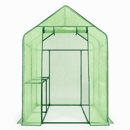 Estufa de Jardim 190x193x120cm Nyana Garden 2 Prateleiras Porta Enrolável Estufa de Jardim 190x193x120cm Nyana Garden 2 Prateleiras Porta Enrolável