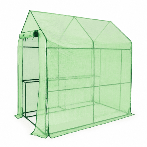Estufa de Jardim 190x193x120cm Nyana Garden 2 Prateleiras Porta Enrolável Estufa de Jardim 190x193x120cm Nyana Garden 2 Prateleiras Porta Enrolável
