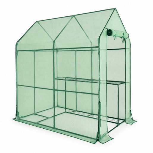 Estufa de Jardim 190x193x120cm Nyana Garden 2 Prateleiras Porta Enrolável Estufa de Jardim 190x193x120cm Nyana Garden 2 Prateleiras Porta Enrolável