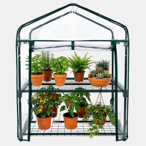 Estufa de Jardim 2 Andares PVC Impermeável Nyana Garden 95x68x50cm