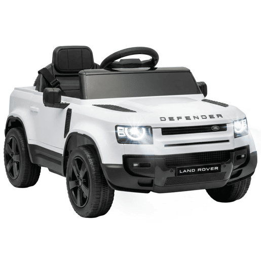 AIYAPLAY Carro Elétrico SUV Land Rover Defender 12 V para Crianças com Comando 2,4 G, Suspensão, Arranque Suave, Luzes LED e Música, Branco, 3-5 Anos AIYAPLAY Carro Elétrico SUV Land Rover Defender 12 V para Crianças com Comando 2,4 G, Suspensão, Arranque Suave, Luzes LED e Música, Branco, 3-5 Anos