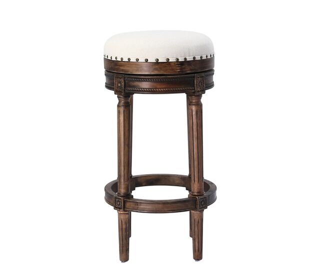 Taburete de Bar HomeMiYN Giratorio con Asiento Acolchado