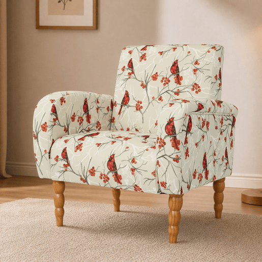 Poltrona Orelhuda HomeMiYN com Encosto Alto e Assento Acolchoado para Leitura Poltrona Orelhuda HomeMiYN com Encosto Alto e Assento Acolchoado para Leitura