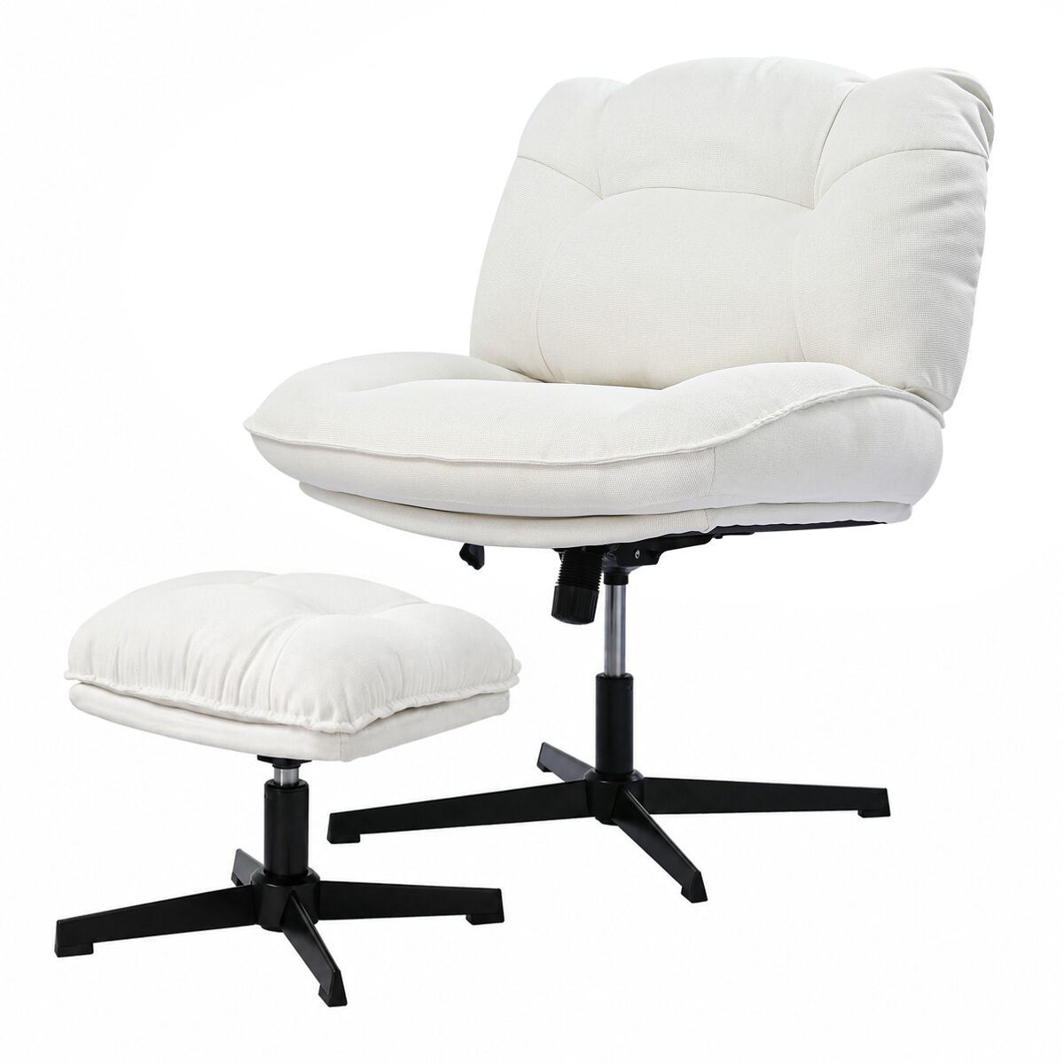 Sillón relax 360° con reposapiés, altura regulable y función reclinable