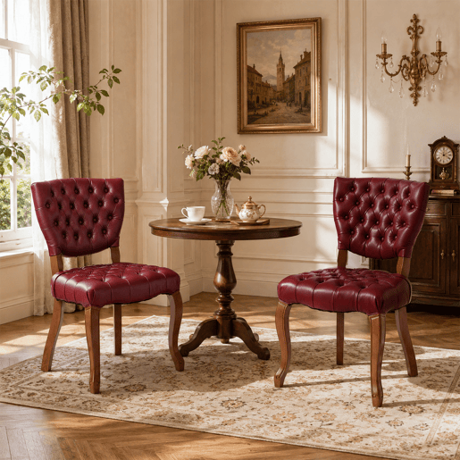 Cadeira de Sala de Jantar Acolchoada com Assento Confortável e Estrutura Resistente Cadeira de Sala de Jantar Acolchoada com Assento Confortável e Estrutura Resistente