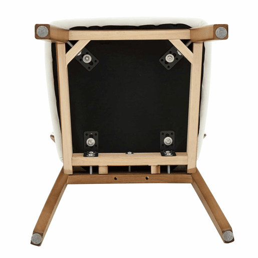 2 cadeiras de jantar - encosto em forma de borboleta, estrutura em madeira, assento almofadado, design moderno - Branco 2 cadeiras de jantar - encosto em forma de borboleta, estrutura em madeira, assento almofadado, design moderno - Branco
