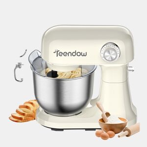 Batedeira Teendow SM-B03C 12 velocidades taça inox 5QT branca