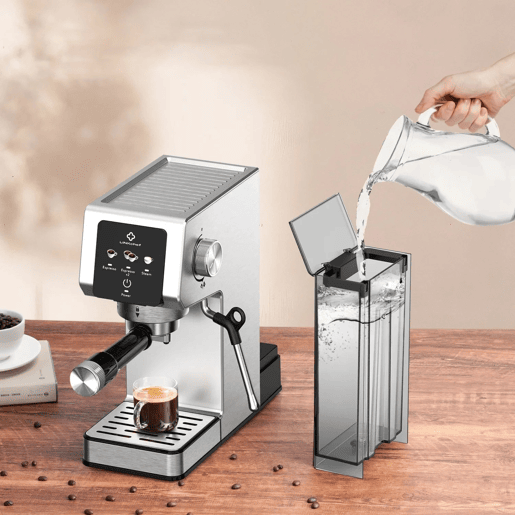 Máquina café expresso LINKChef CME1020-EU 20 bar inox prata Máquina café expresso LINKChef CME1020-EU 20 bar inox prata