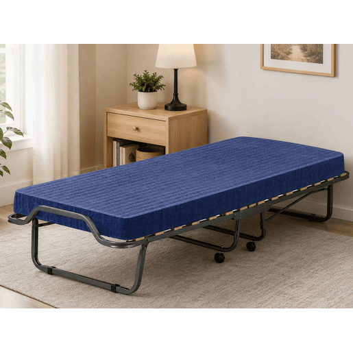 Cama Dobrável com Colchão Incluso em Tecido Cama Dobrável com Colchão Incluso em Tecido