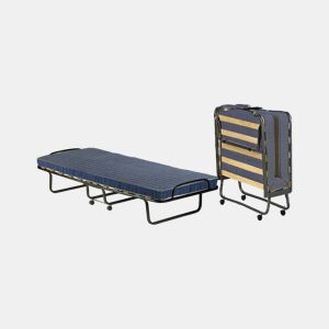 Cama Dobrável com Colchão Incluído de Plástico