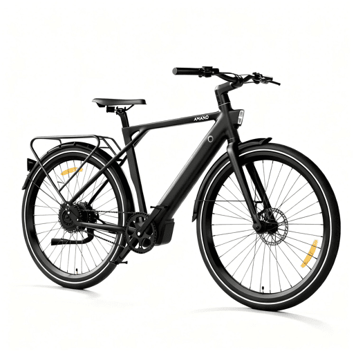 Pixar AMANO S900 250W 36V 10Ah 28 Bicicleta Elétrica Preta