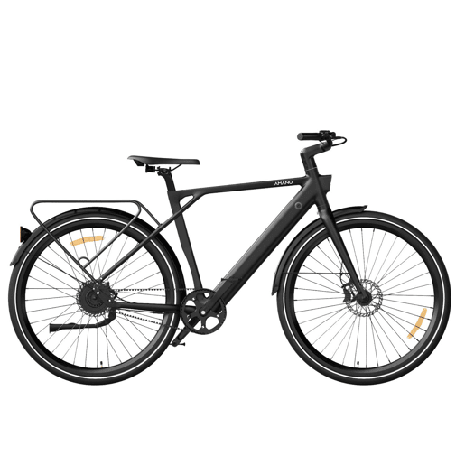 Pixar AMANO S900 250W 36V 10Ah 28 Bicicleta Elétrica Preta