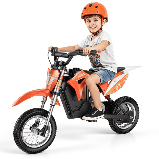 Moto elétrica infantil HillMiles MileRocket 1 250W 36V4Ah 60Nm laranja