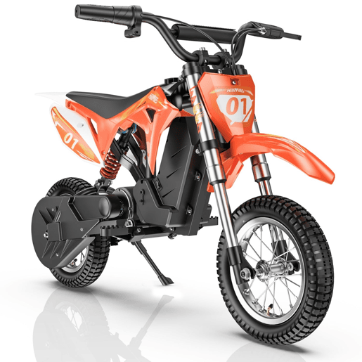 Moto elétrica infantil HillMiles MileRocket 1 250W 36V4Ah 60Nm laranja