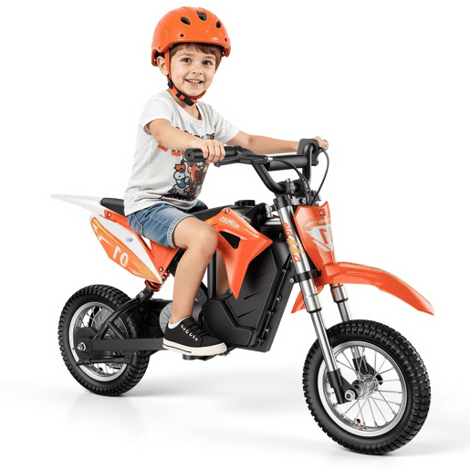 Moto elétrica infantil HillMiles MileRocket 1 250W 36V4Ah 60Nm laranja