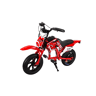 Motos elétricas infantis JKING C6 - Motor 200W Bateria 25.2V2.6AH 12 Travões de disco duplos - Vermelho