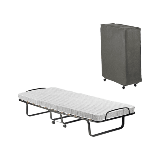 Cama Dobrável com Colchão Incluído em Tecido Cama Dobrável com Colchão Incluído em Tecido