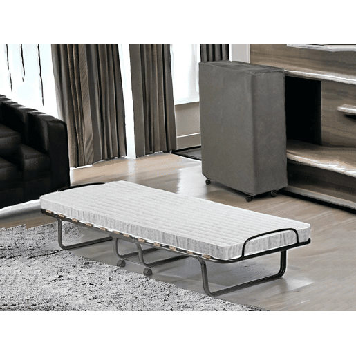 Cama Dobrável com Colchão Incluído em Tecido Cama Dobrável com Colchão Incluído em Tecido