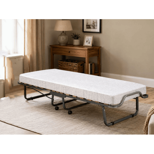 Cama Dobrável com Colchão Incluído em Tecido Cama Dobrável com Colchão Incluído em Tecido