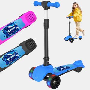 Trotinete infantil 3 rodas HEADEER H2 80W 8kmh Cor Azul