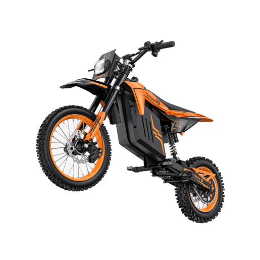 Moto elétrica HillMiles MilePop 1 48V25Ah freio disco laranja
