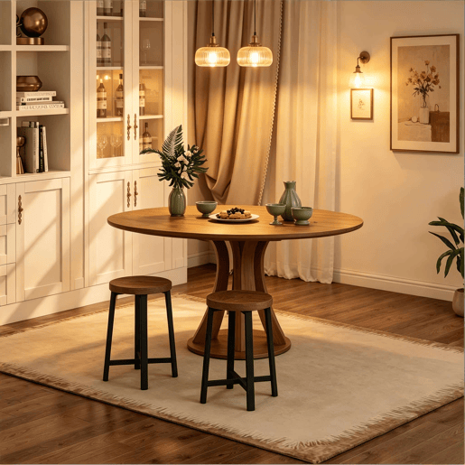 Cadeiras de jantar (2 unidades) - Design elegante com encosto confortável - Preto e estilo vintage