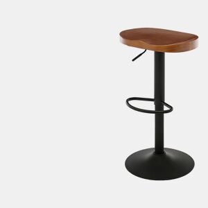 Banco de bar 38 x 33 cm u2013 estilo moderno, cadeira alta para o pequeno-almoço e para a sala de jantar u2013 castanho