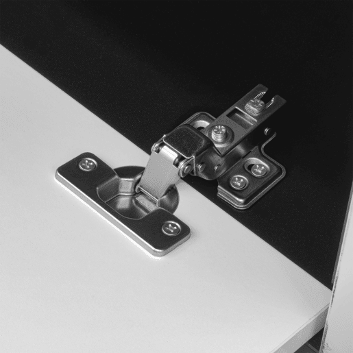 Móvel de TV 180 cm - Moderno com LED, USB e luz mutável - Preto e Branco