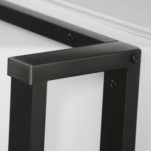 Móvel TV 180 cm - com 2 gavetas e 5 compartimentos - em MDF - Branco e Natural Móvel TV 180 cm - com 2 gavetas e 5 compartimentos - em MDF - Branco e Natural