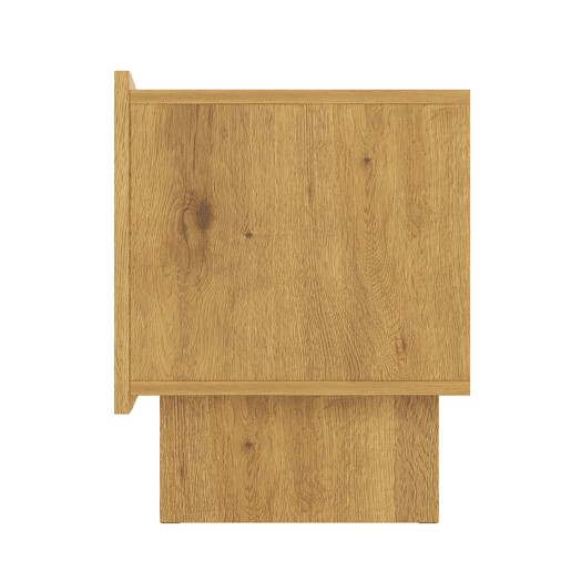 Móvel de TV moderno 155 cm - Estilo ondulado, 4 portas, arrumação e passagem de cabos - Natural Móvel de TV moderno 155 cm - Estilo ondulado, 4 portas, arrumação e passagem de cabos - Natural