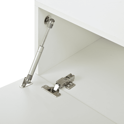 Móvel de TV 190x40x48,5 cm - Lowboard moderno com LED e design de alto brilho para TVs até 70 - Branco Móvel de TV 190x40x48,5 cm - Lowboard moderno com LED e design de alto brilho para TVs até 70 - Branco