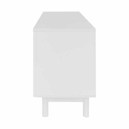 Móvel de TV moderno 175 x 38 x 56 cm - Prateleiras ajustáveis, Lowboard leve estilo luxuoso - Branco Móvel de TV moderno 175 x 38 x 56 cm - Prateleiras ajustáveis, Lowboard leve estilo luxuoso - Branco