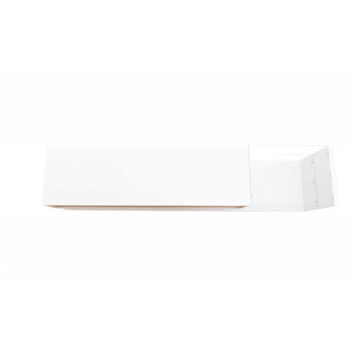 Suporte de TV 170cm com LED e ecrã de vidro - 2 gavetas - Branco Suporte de TV 170cm com LED e ecrã de vidro - 2 gavetas - Branco
