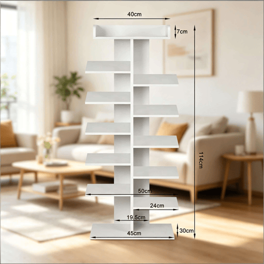 Armário para sapatos de entrada 45 x 30 x 114 cm - Estilo moderno com prateleiras abertas e espaço para guardar sapatos - Branco Armário para sapatos de entrada 45 x 30 x 114 cm - Estilo moderno com prateleiras abertas e espaço para guardar sapatos - Branco